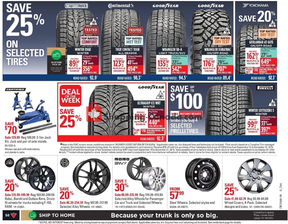 Canadian Tire flyer from Friday November 8, 2019 to Thursday November 14, 2019 - page 52