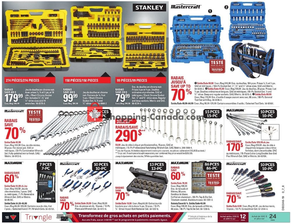 Canadian Tire flyer from Thursday November 7, 2019 to Wednesday November 13, 2019 - page 20