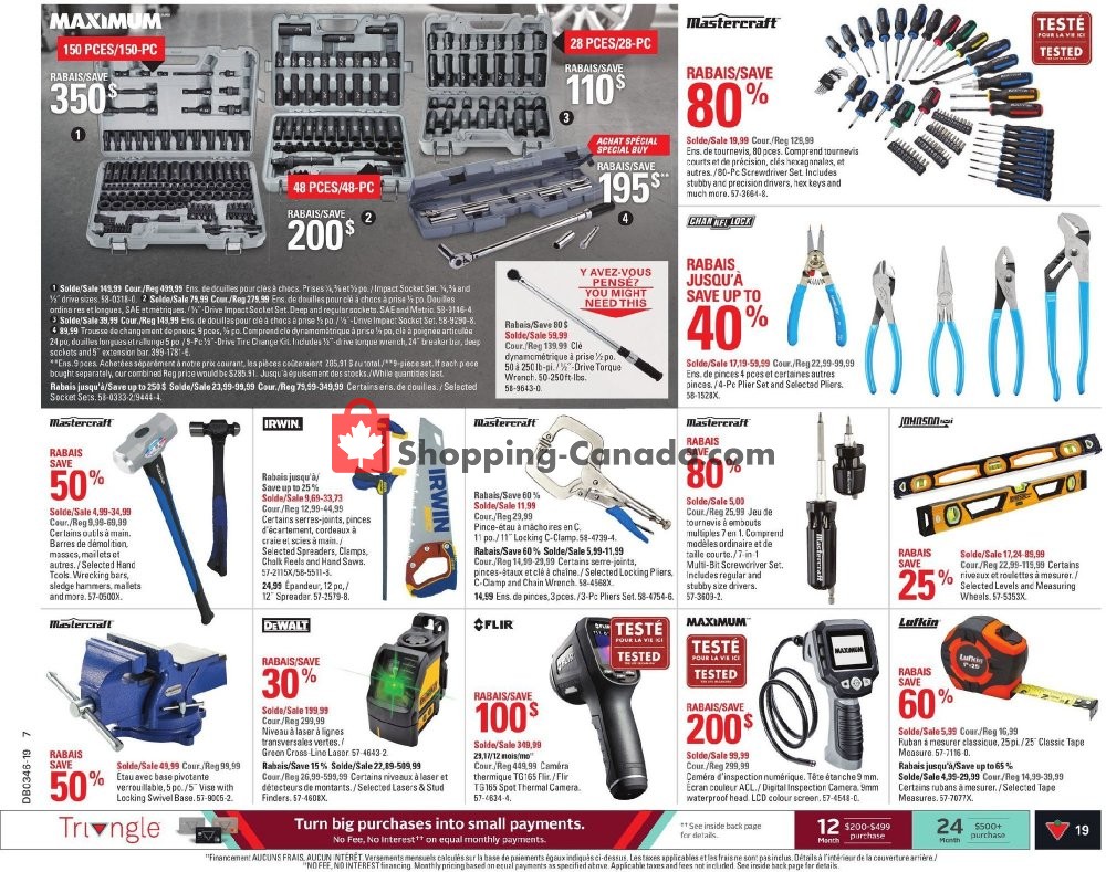 Canadian Tire flyer from Thursday November 7, 2019 to Wednesday November 13, 2019 - page 21