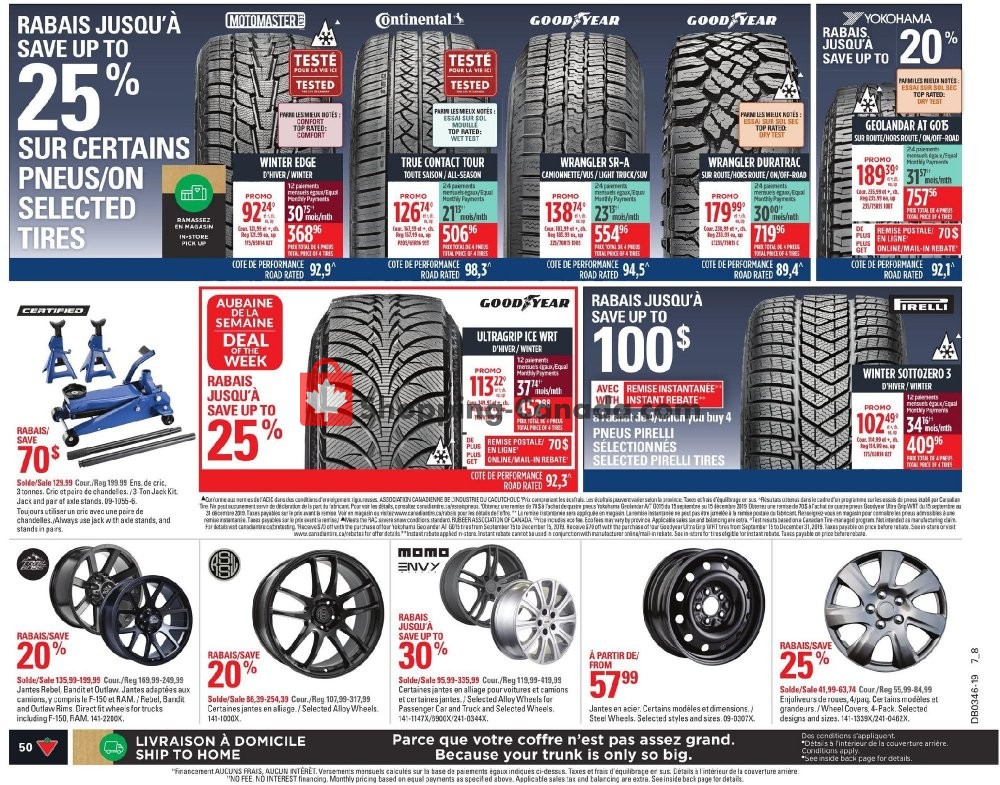 Canadian Tire flyer from Thursday November 7, 2019 to Wednesday November 13, 2019 - page 52