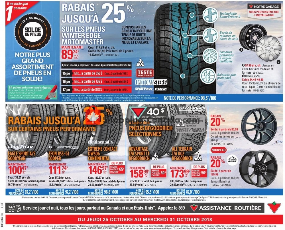Canadian Tire flyer from Thursday October 25, 2018 to Wednesday October 31, 2018 - page 2