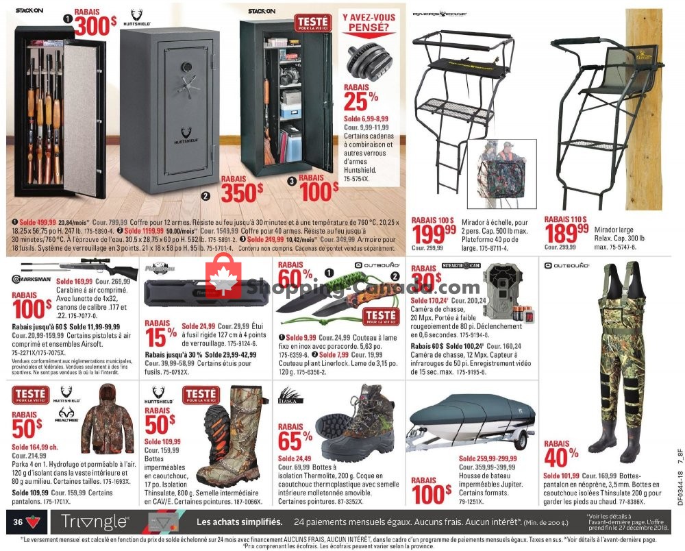 Canadian Tire flyer from Thursday October 25, 2018 to Wednesday October 31, 2018 - page 38