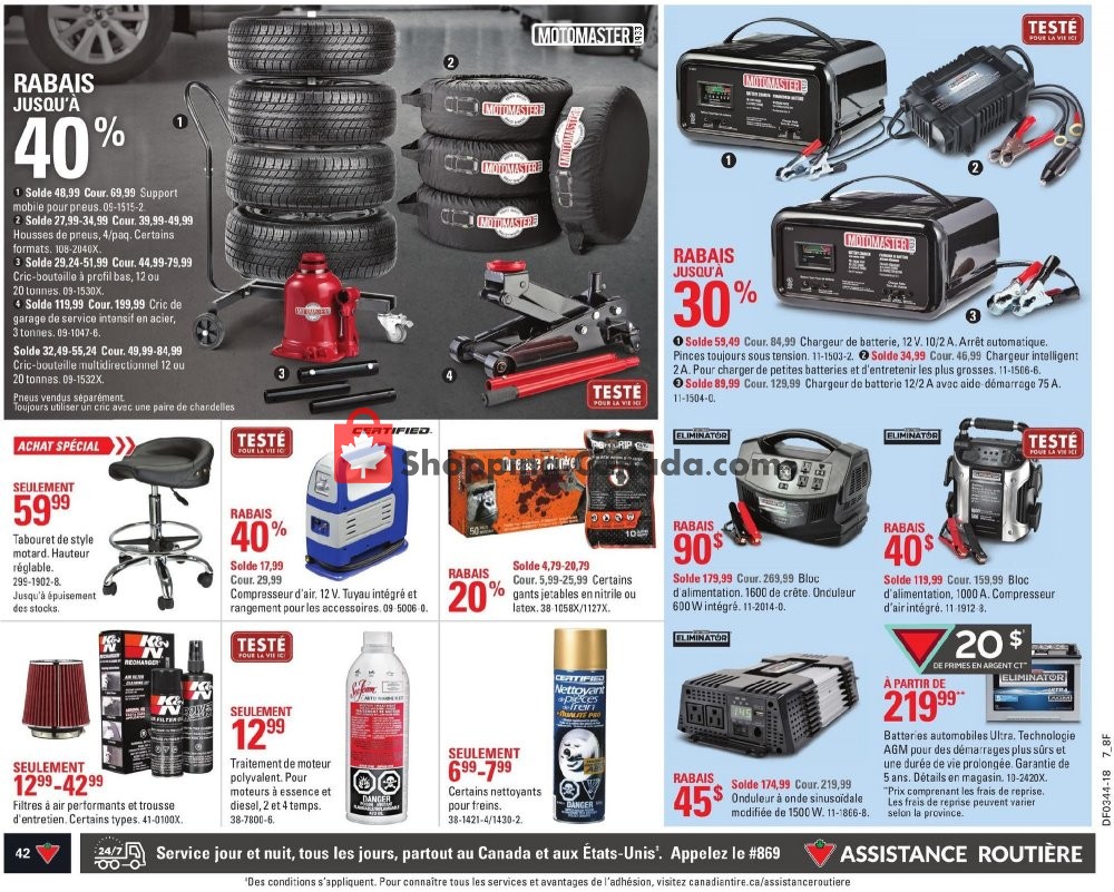 Canadian Tire flyer from Thursday October 25, 2018 to Wednesday October 31, 2018 - page 44