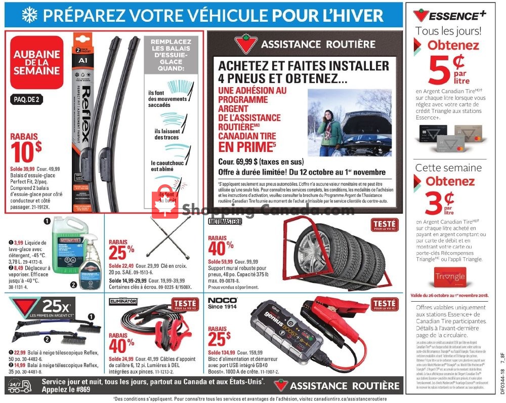 Canadian Tire flyer from Thursday October 25, 2018 to Wednesday October 31, 2018 - page 46