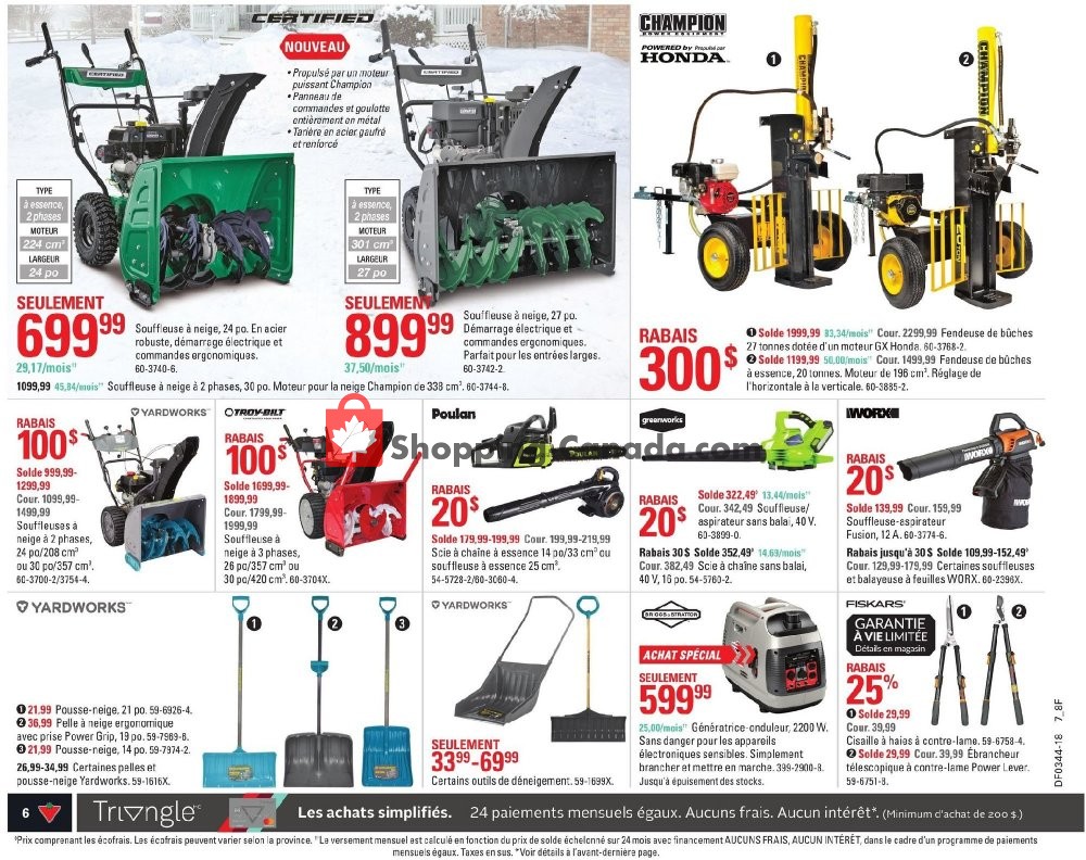 Canadian Tire flyer from Thursday October 25, 2018 to Wednesday October 31, 2018 - page 8