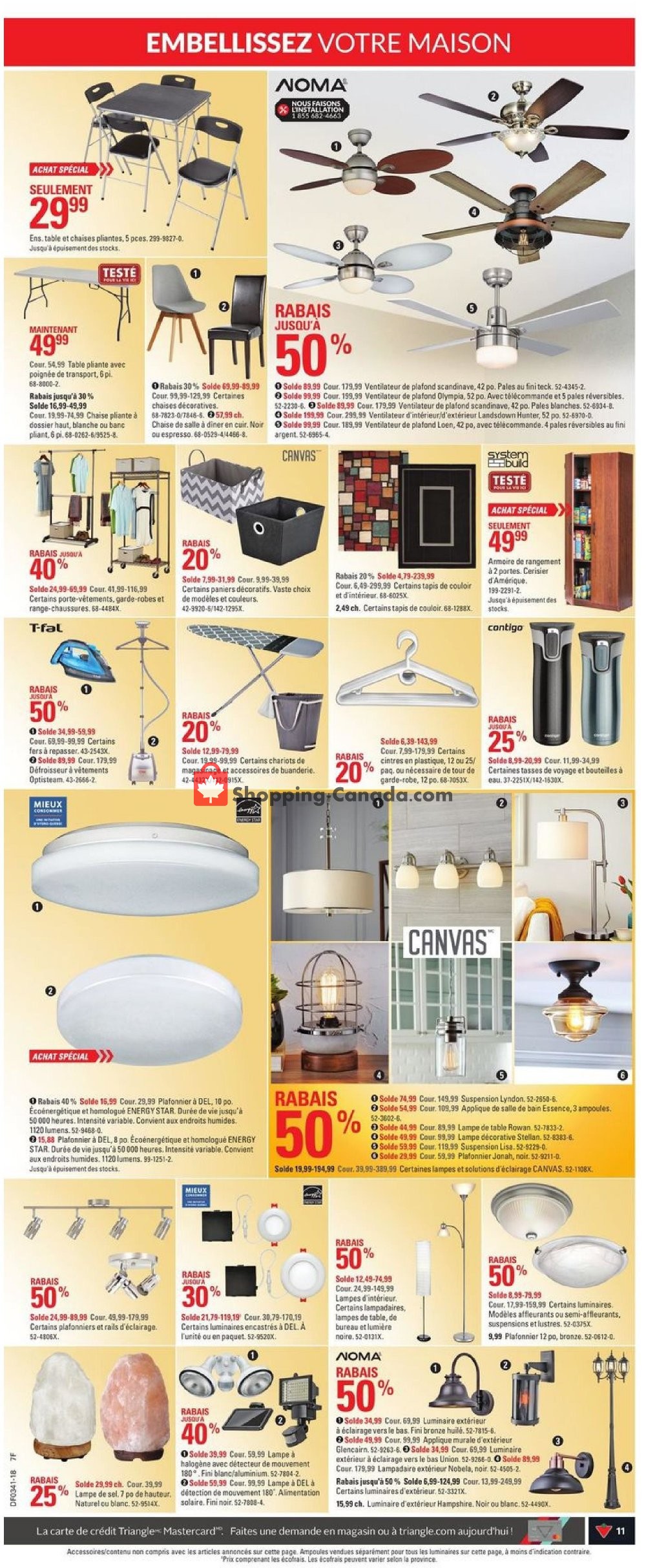Canadian Tire flyer from Thursday October 4, 2018 to Wednesday October 10, 2018 - page 11