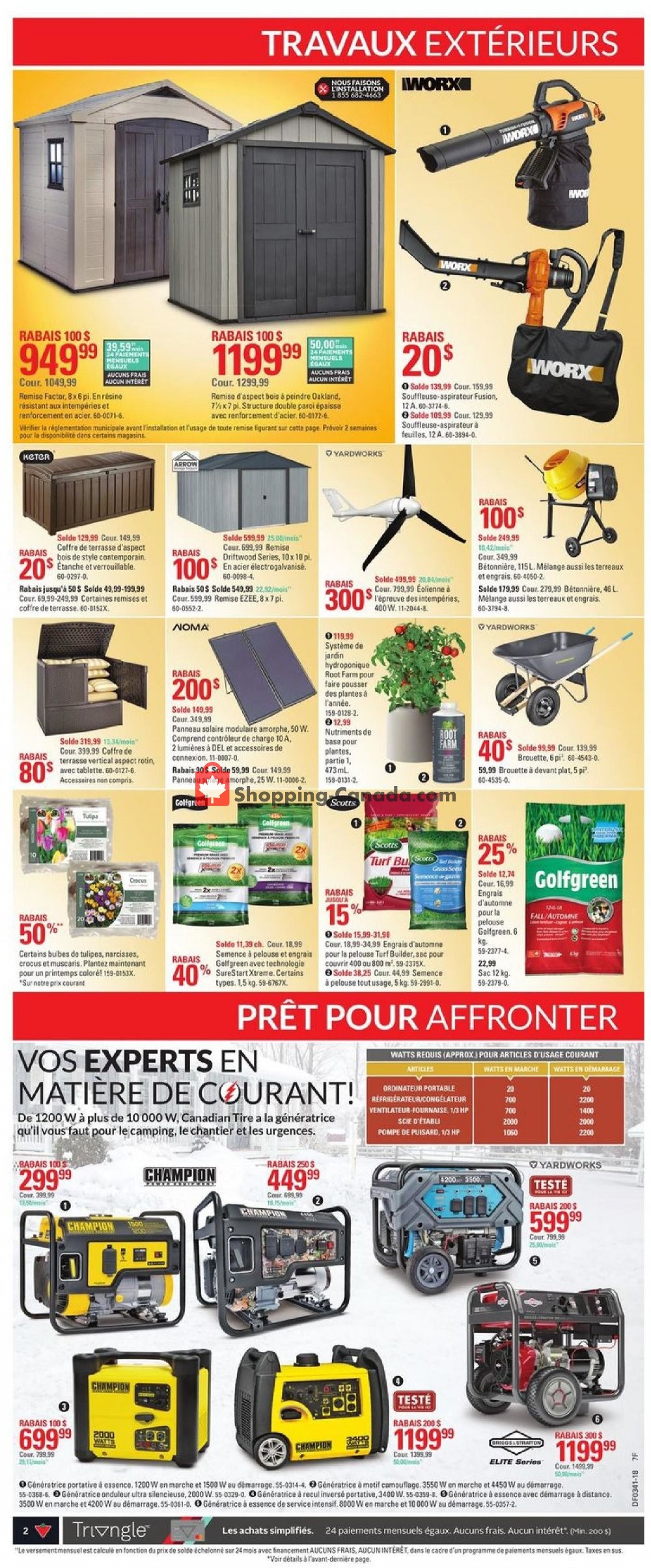 Canadian Tire flyer from Thursday October 4, 2018 to Wednesday October 10, 2018 - page 2
