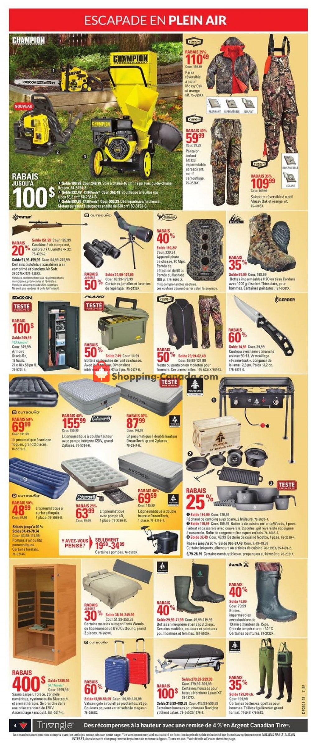 Canadian Tire flyer from Thursday October 4, 2018 to Wednesday October 10, 2018 - page 4