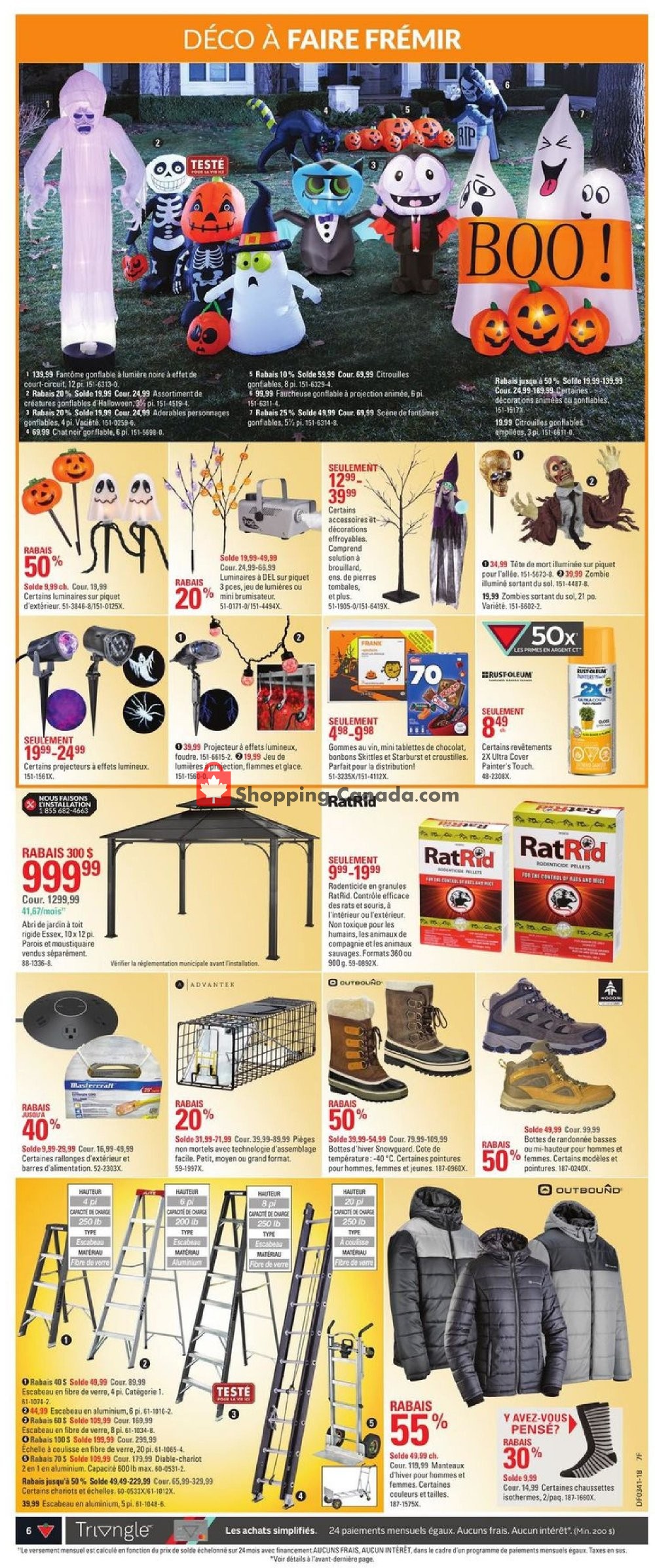 Canadian Tire flyer from Thursday October 4, 2018 to Wednesday October 10, 2018 - page 6