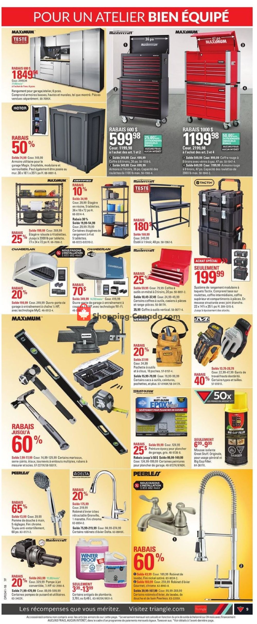 Canadian Tire flyer from Thursday October 4, 2018 to Wednesday October 10, 2018 - page 9