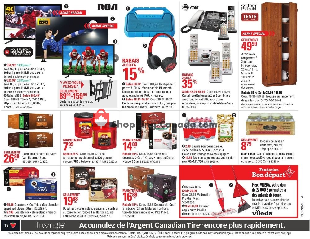 Canadian Tire flyer from Friday September 21, 2018 to Thursday September 27, 2018 - page 18