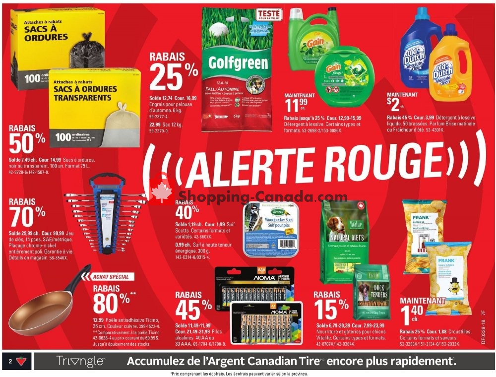 Canadian Tire flyer from Friday September 21, 2018 to Thursday September 27, 2018 - page 2