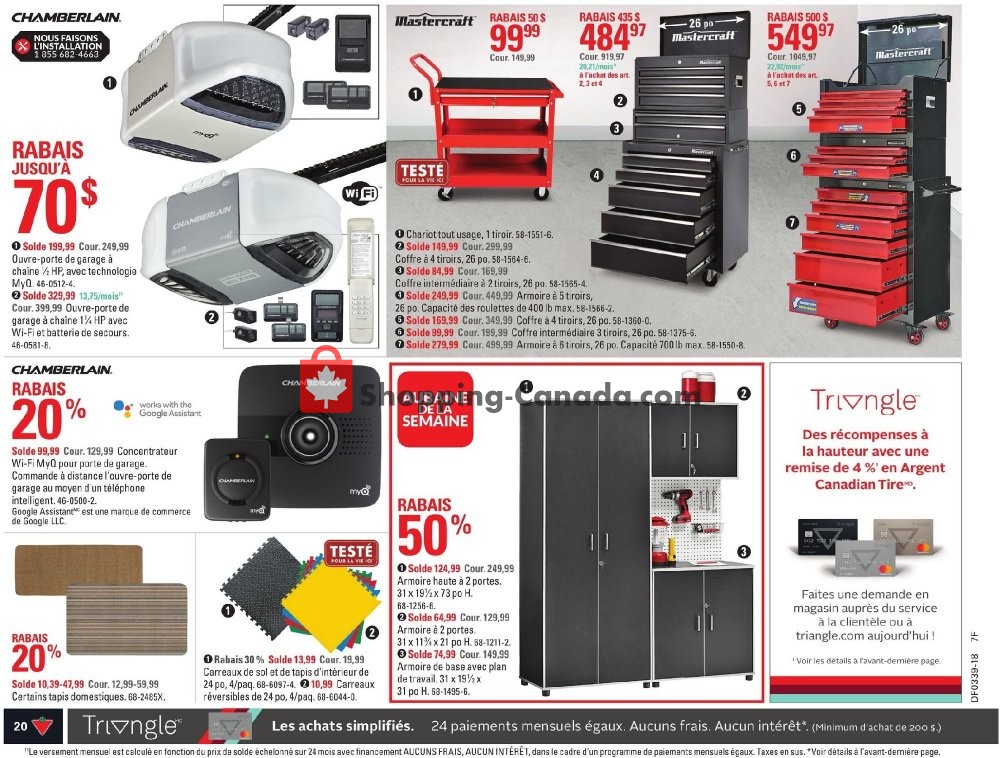 Canadian Tire flyer from Friday September 21, 2018 to Thursday September 27, 2018 - page 20