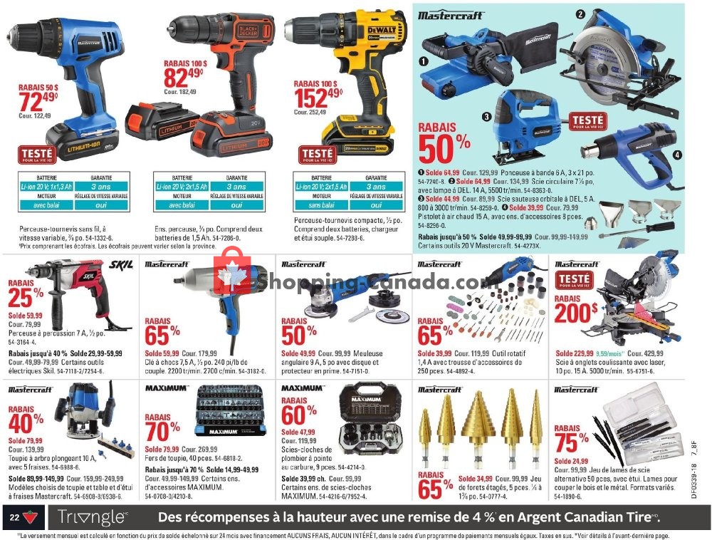 Canadian Tire flyer from Friday September 21, 2018 to Thursday September 27, 2018 - page 22
