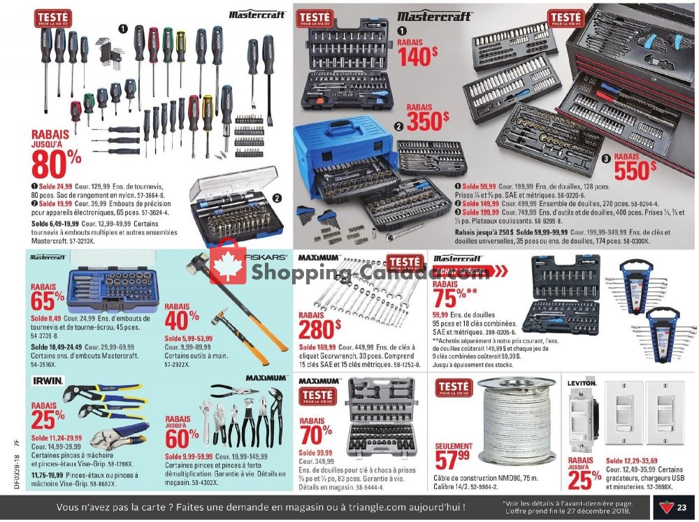 Canadian Tire flyer from Friday September 21, 2018 to Thursday September 27, 2018 - page 23