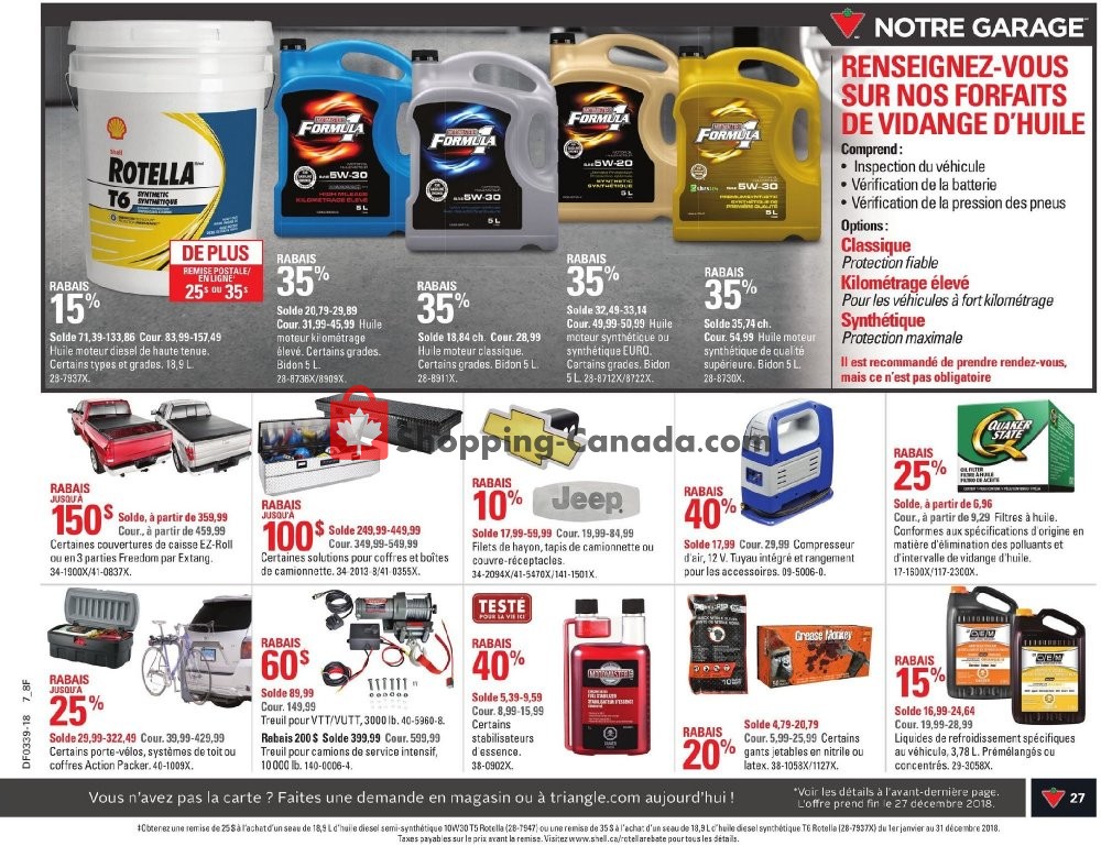 Canadian Tire flyer from Friday September 21, 2018 to Thursday September 27, 2018 - page 27