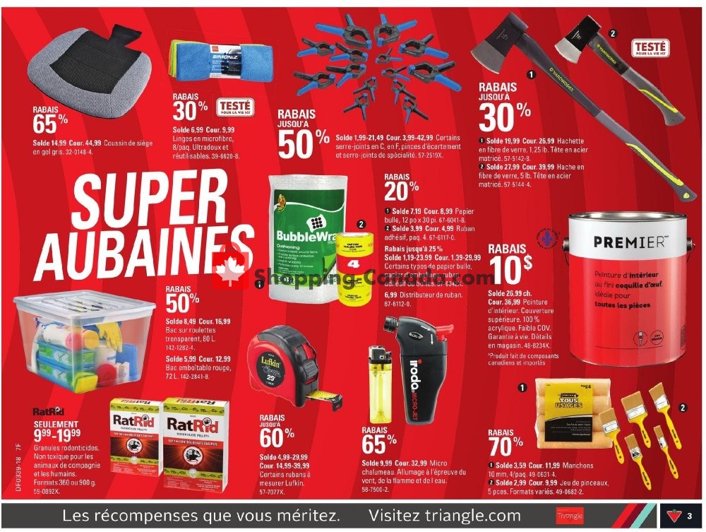 Canadian Tire flyer from Friday September 21, 2018 to Thursday September 27, 2018 - page 3