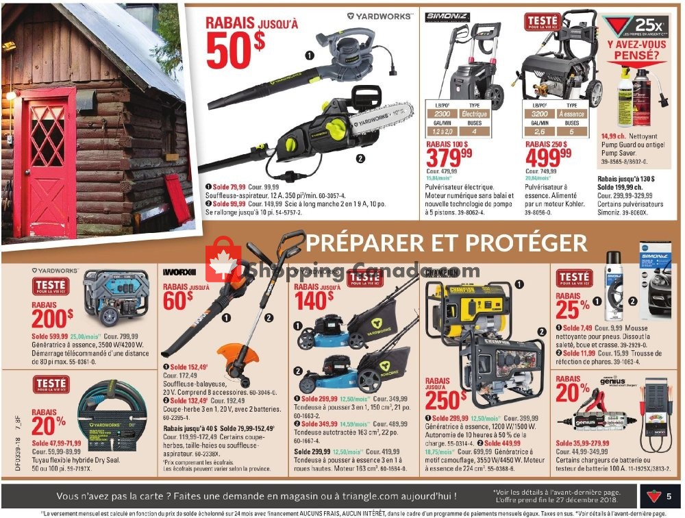 Canadian Tire flyer from Friday September 21, 2018 to Thursday September 27, 2018 - page 5