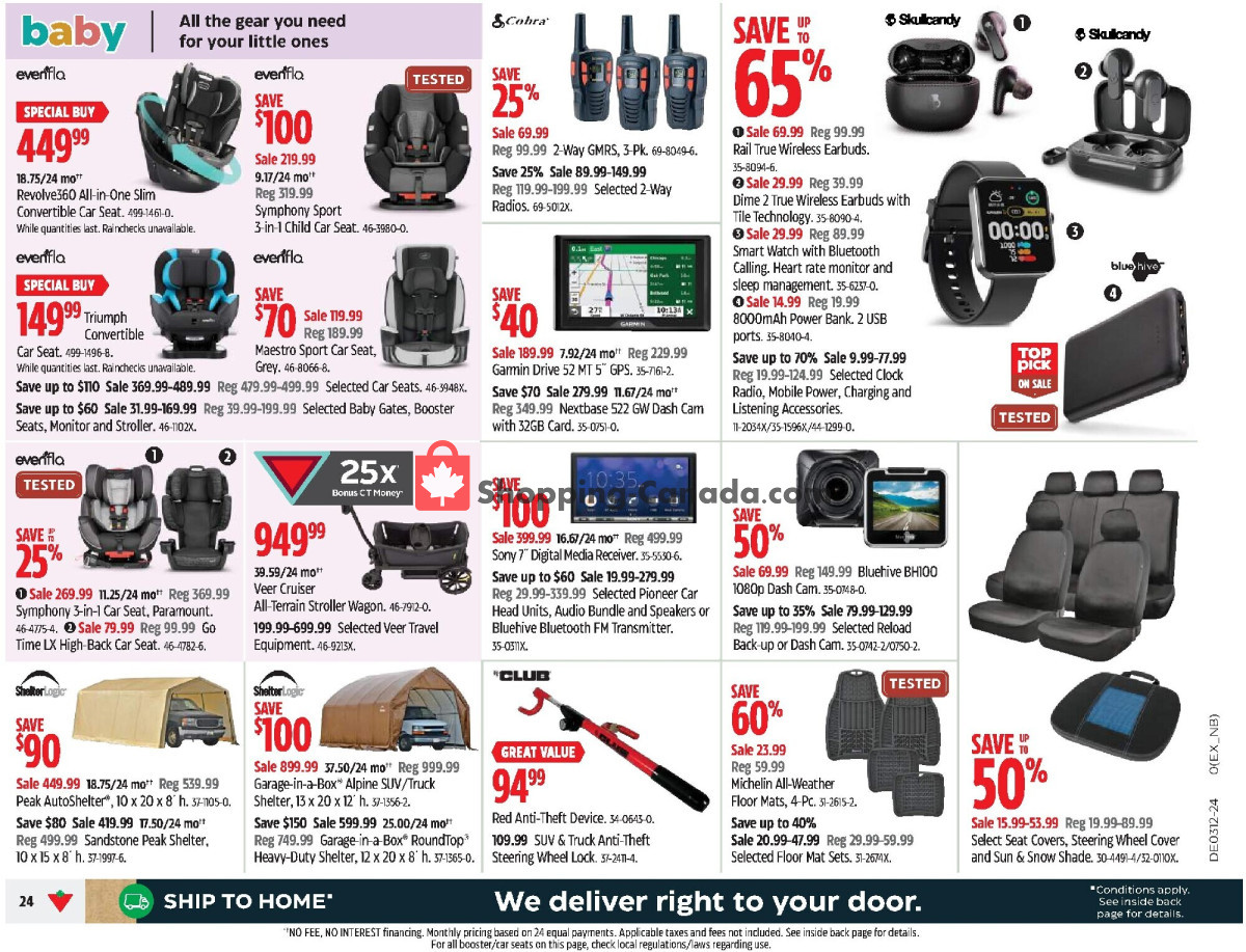 Canadian Tire flyer from Thursday March 14, 2024 to Wednesday March 20, 2024 - page 24