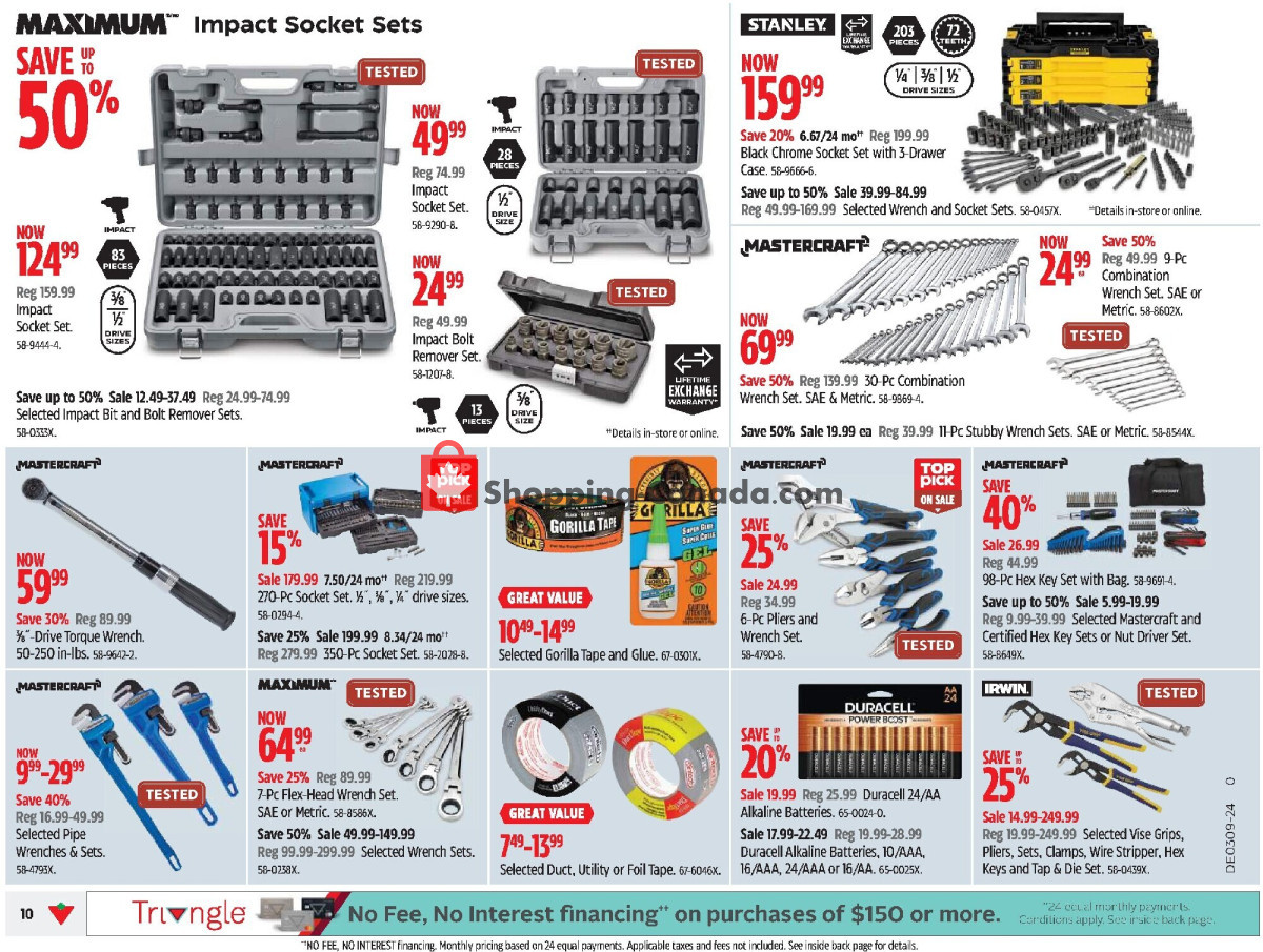 Canadian Tire flyer from Friday February 23, 2024 to Thursday February 29, 2024 - page 10
