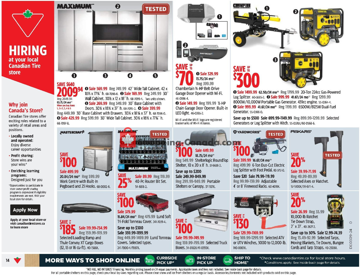 Canadian Tire flyer from Friday February 23, 2024 to Thursday February 29, 2024 - page 14