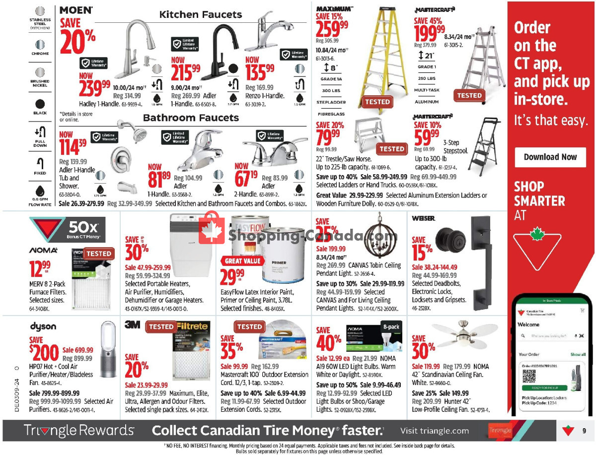 Canadian Tire flyer from Friday February 23, 2024 to Thursday February 29, 2024 - page 9