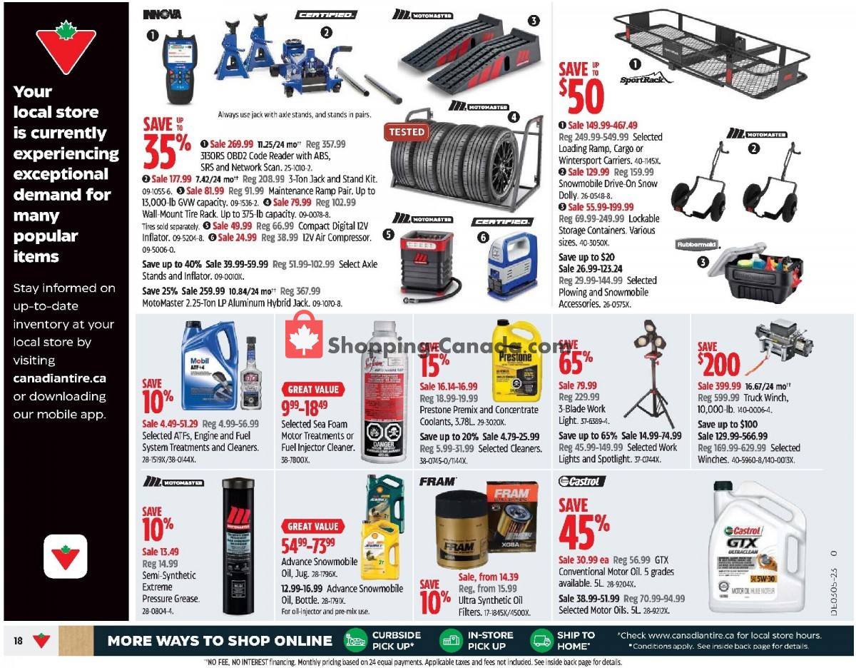Canadian Tire flyer from Friday January 27, 2023 to Thursday February 2, 2023 - page 18