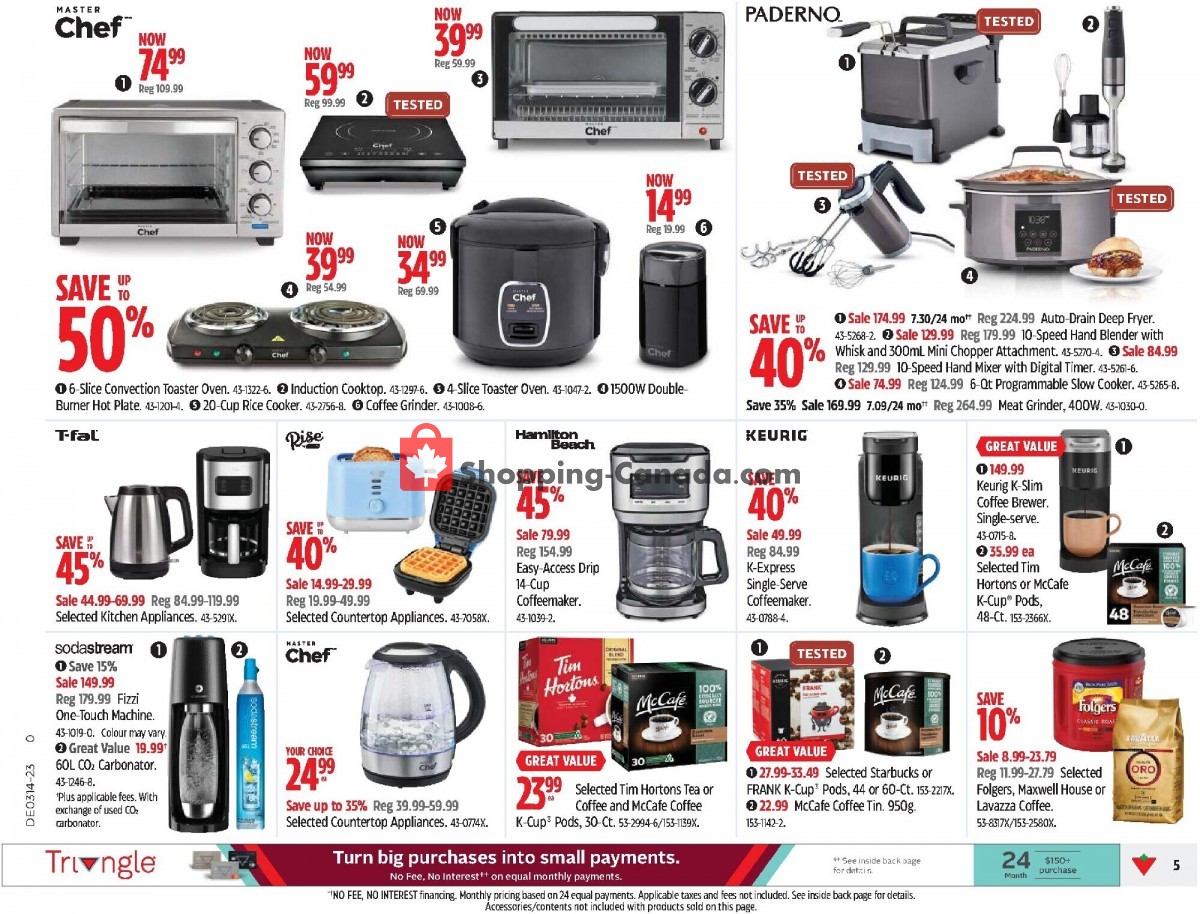 Canadian Tire Canada, flyer (Red Alert Deals West) March 31