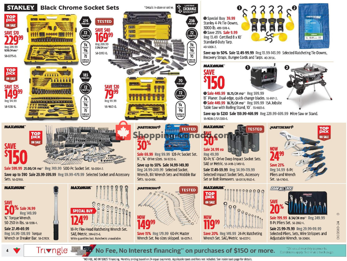 Canadian Tire flyer from Friday March 1, 2024 to Thursday March 7, 2024 - page 4