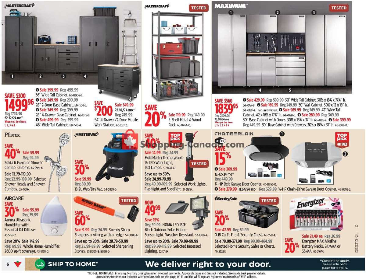Canadian Tire flyer from Friday March 1, 2024 to Thursday March 7, 2024 - page 6
