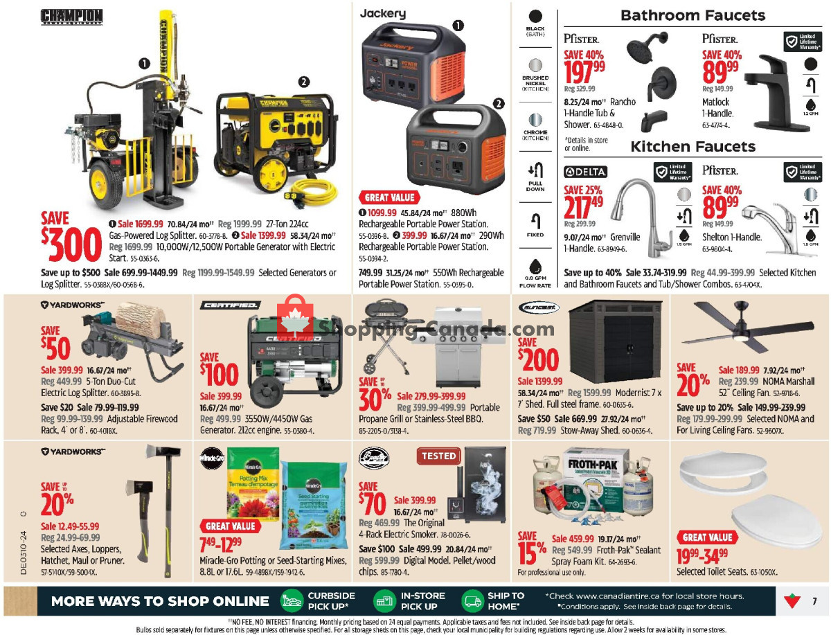 Canadian Tire flyer from Friday March 1, 2024 to Thursday March 7, 2024 - page 7