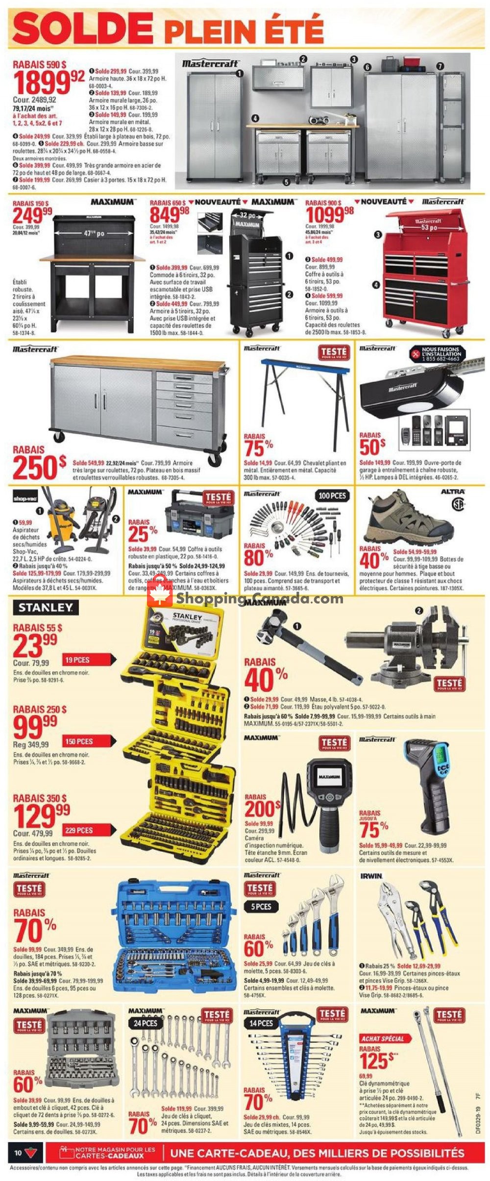 Canadian Tire flyer from Thursday July 11, 2019 to Wednesday July 17, 2019 - page 10