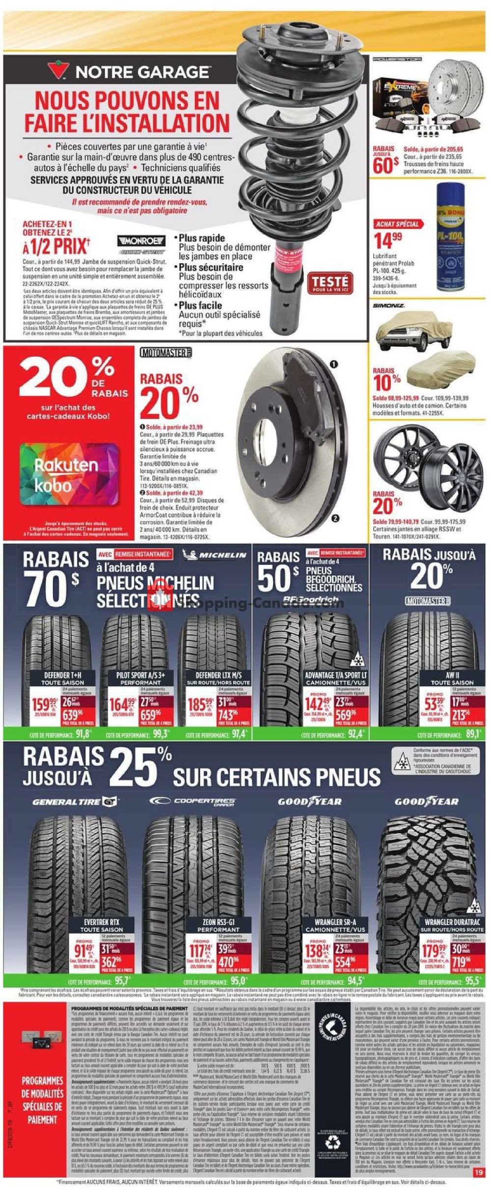 Canadian Tire flyer from Thursday July 11, 2019 to Wednesday July 17, 2019 - page 19