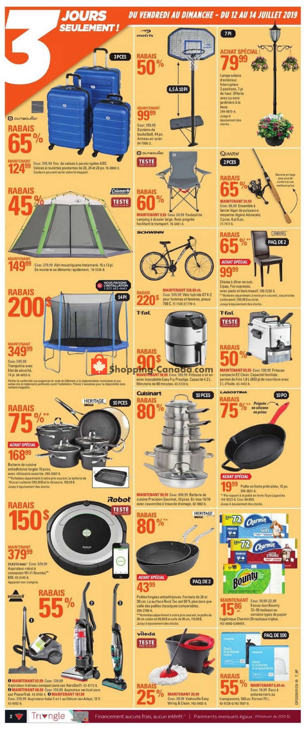 Canadian Tire flyer from Thursday July 11, 2019 to Wednesday July 17, 2019 - page 2