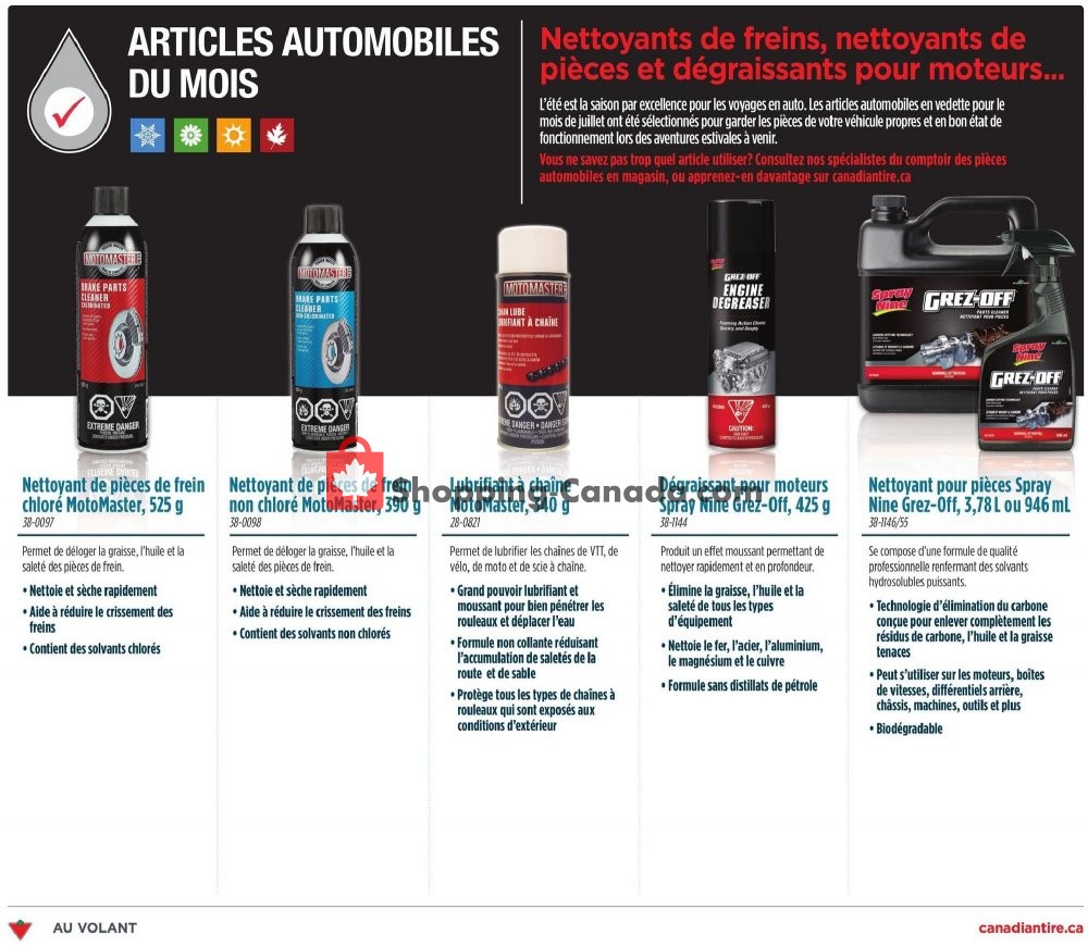 Canadian Tire flyer from Thursday July 11, 2019 to Wednesday July 17, 2019 - page 21