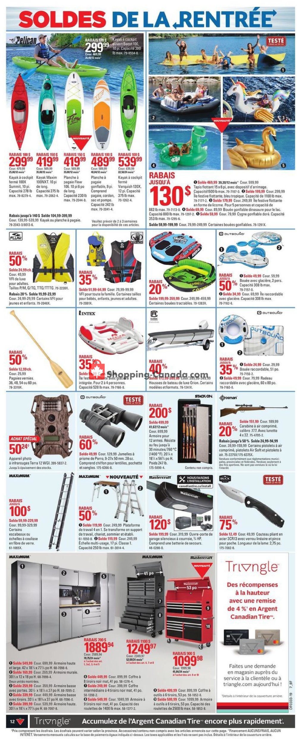 Canadian Tire flyer from Thursday August 8, 2019 to Wednesday August 14, 2019 - page 12