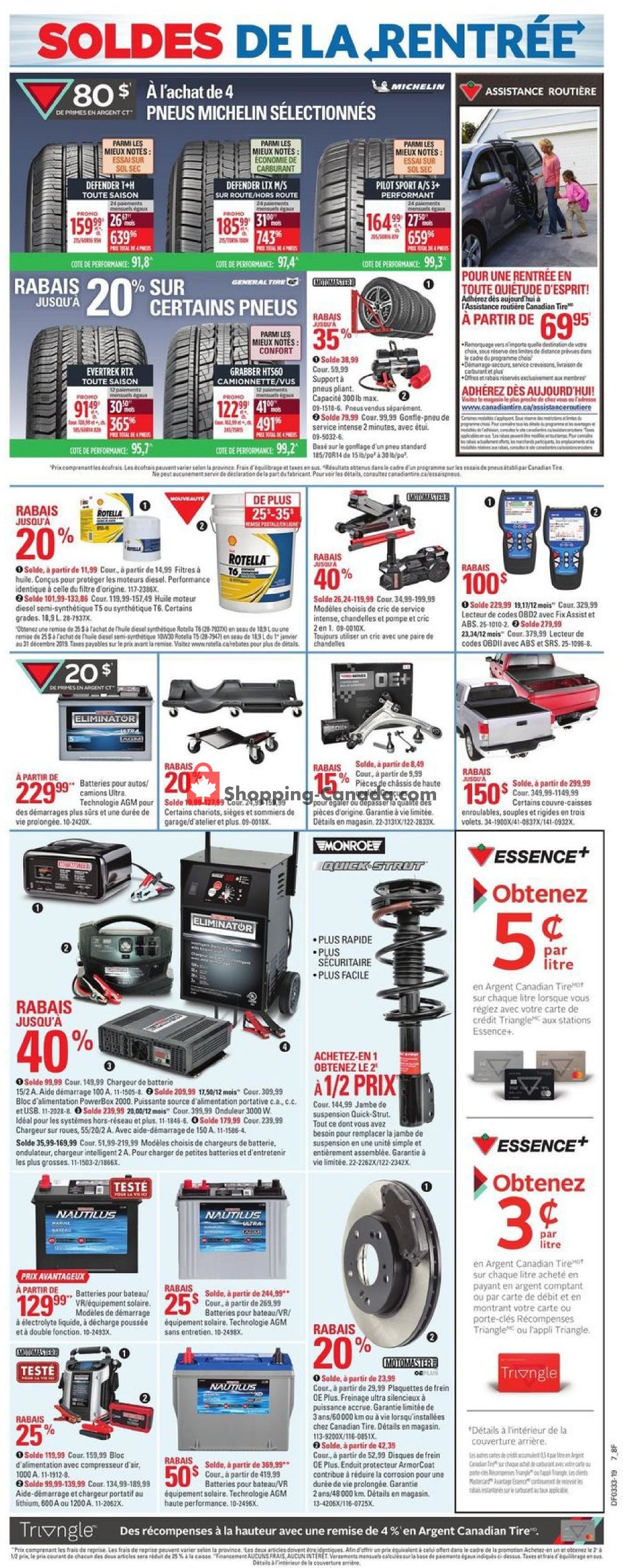 Canadian Tire flyer from Thursday August 8, 2019 to Wednesday August 14, 2019 - page 16