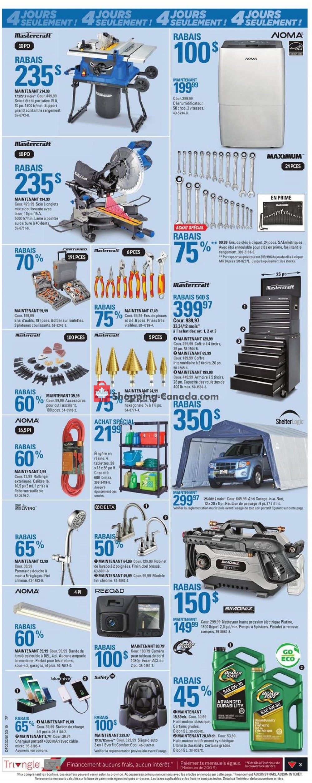 Canadian Tire flyer from Thursday August 8, 2019 to Wednesday August 14, 2019 - page 3