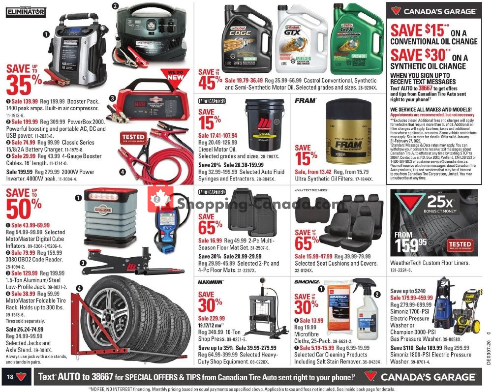 Canadian Tire flyer from Friday February 7, 2020 to Thursday February 13, 2020 - page 18
