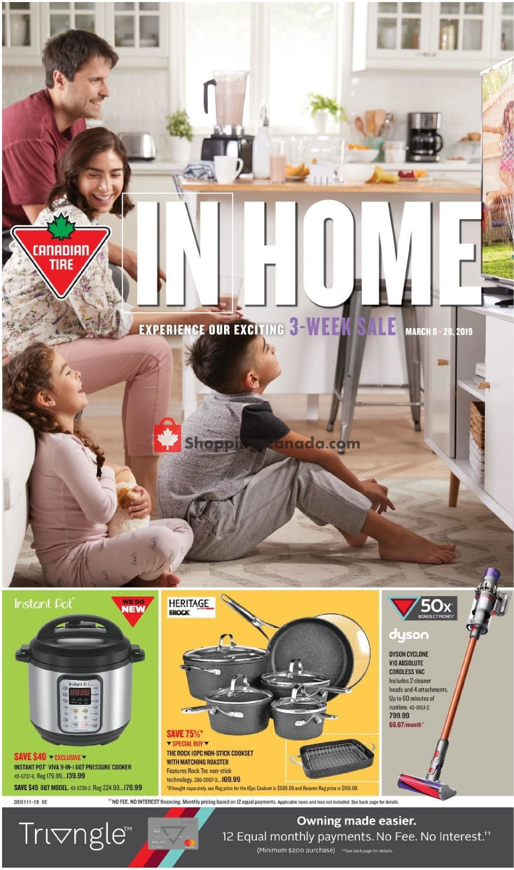 Canadian Tire flyer from Friday March 8, 2019 to Thursday March 28, 2019 - page 1