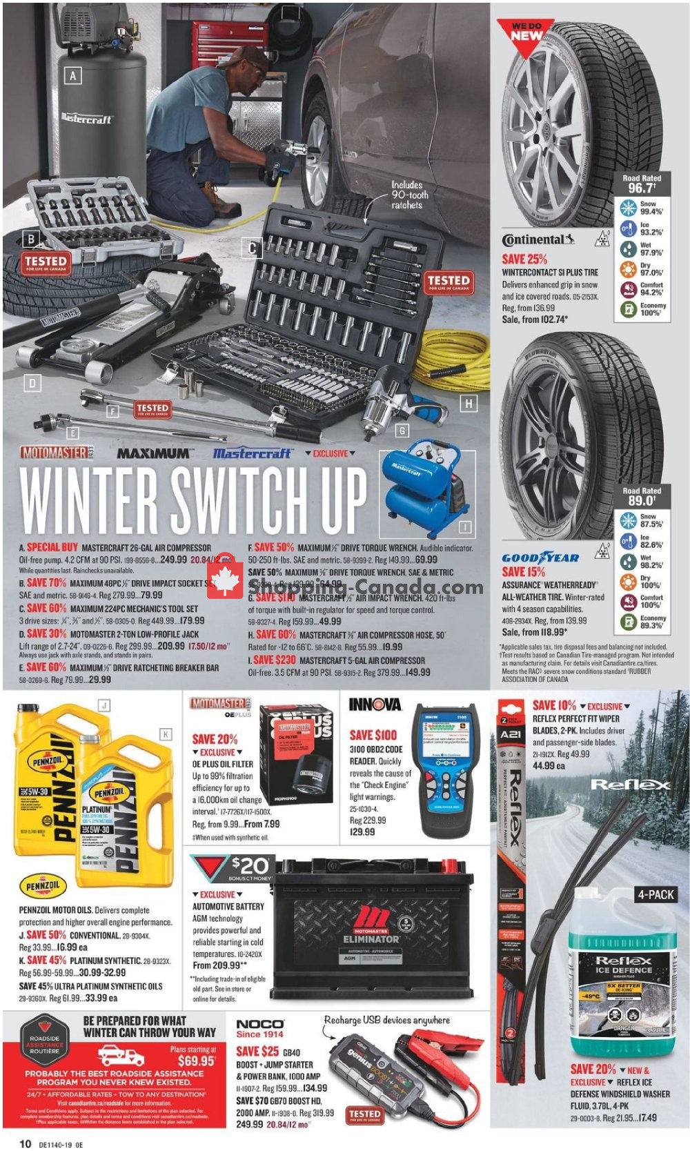 Canadian Tire flyer from Friday September 27, 2019 to Thursday October 17, 2019 - page 10