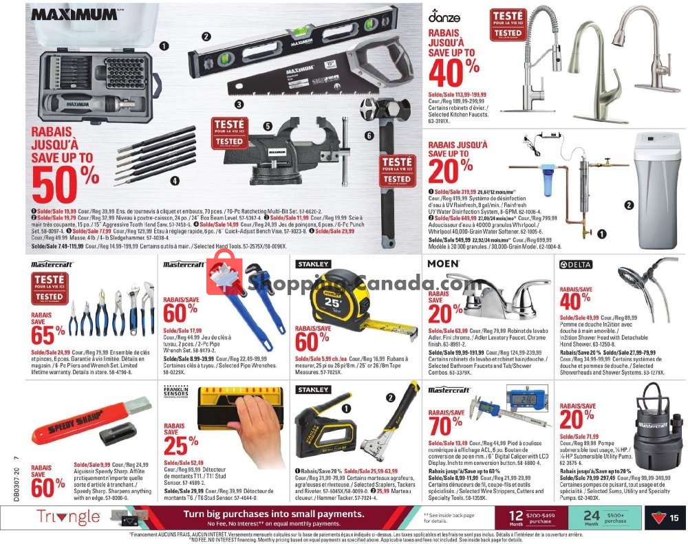 Canadian Tire flyer from Thursday February 6, 2020 to Wednesday February 12, 2020 - page 15