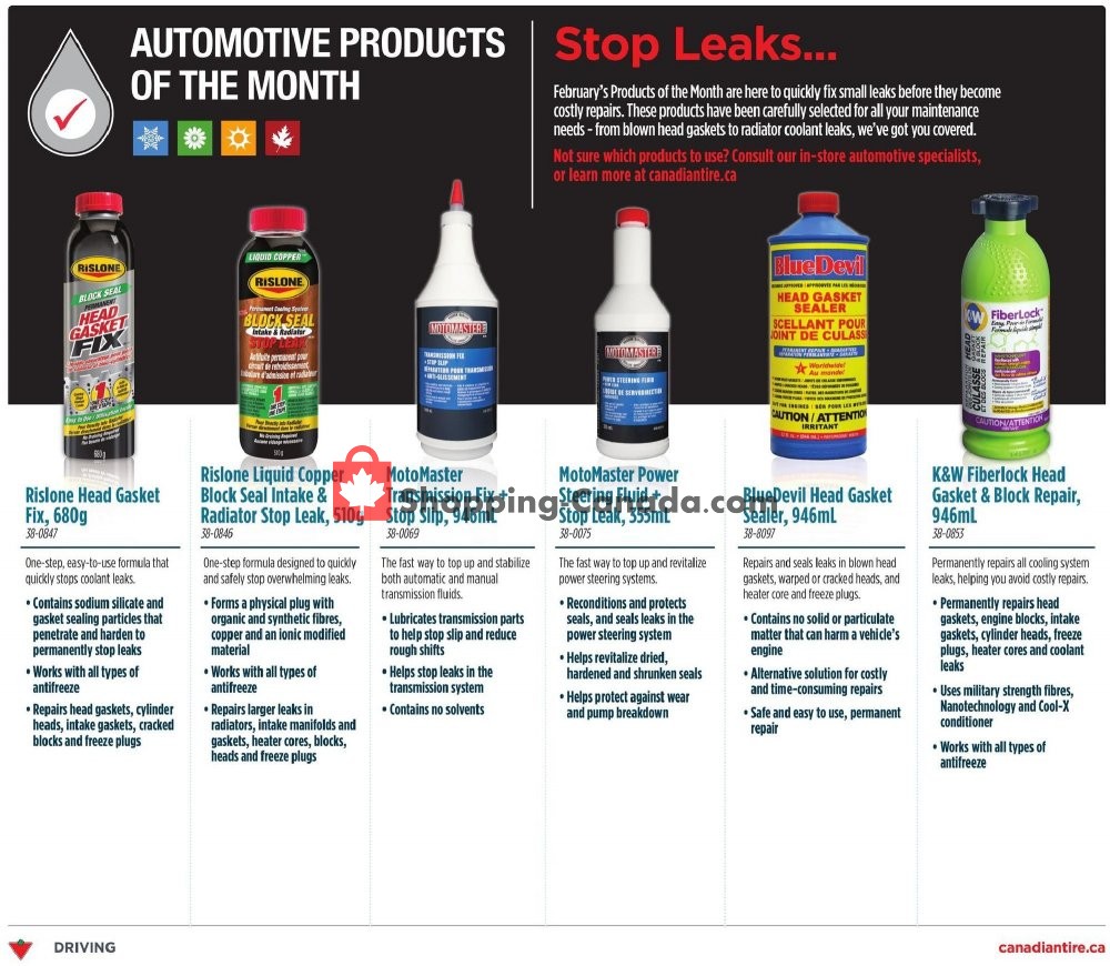 Canadian Tire flyer from Thursday February 6, 2020 to Wednesday February 12, 2020 - page 24