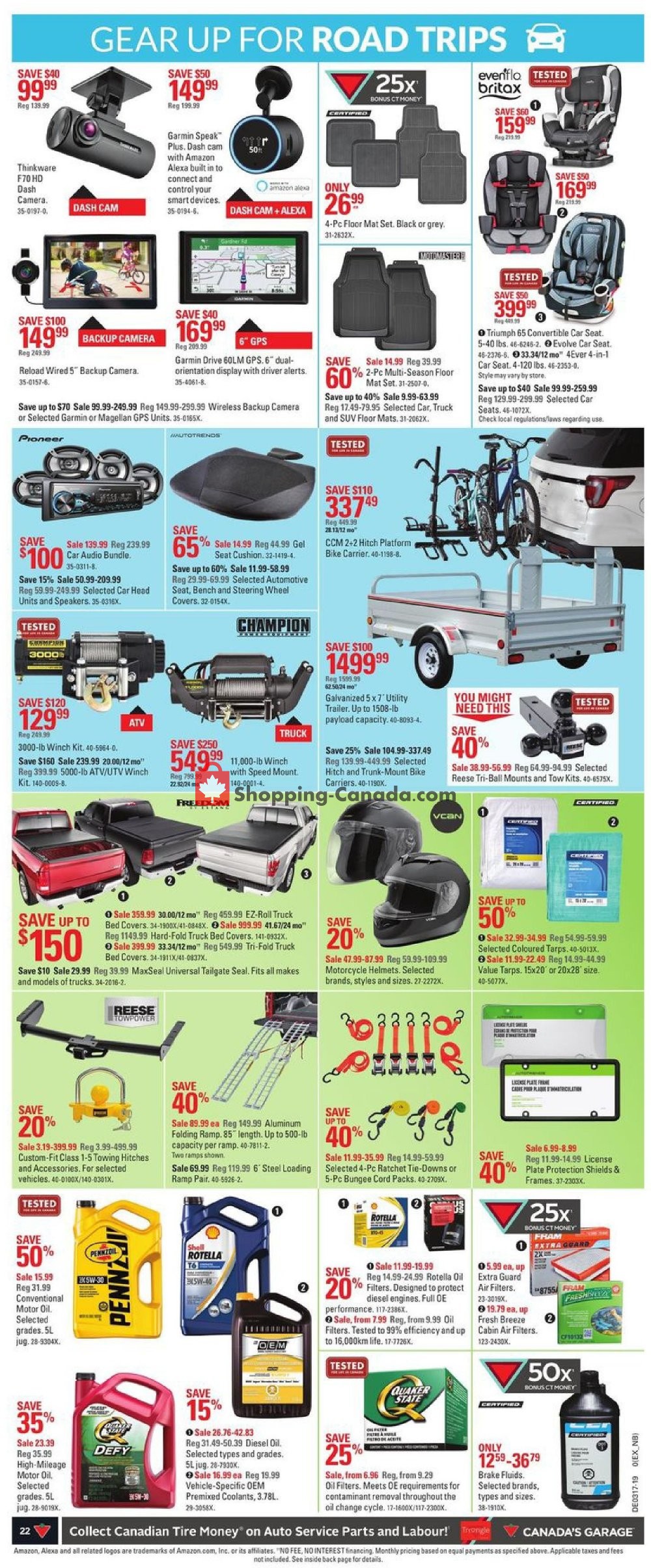 Canadian Tire flyer from Friday April 19, 2019 to Thursday April 25, 2019 - page 22
