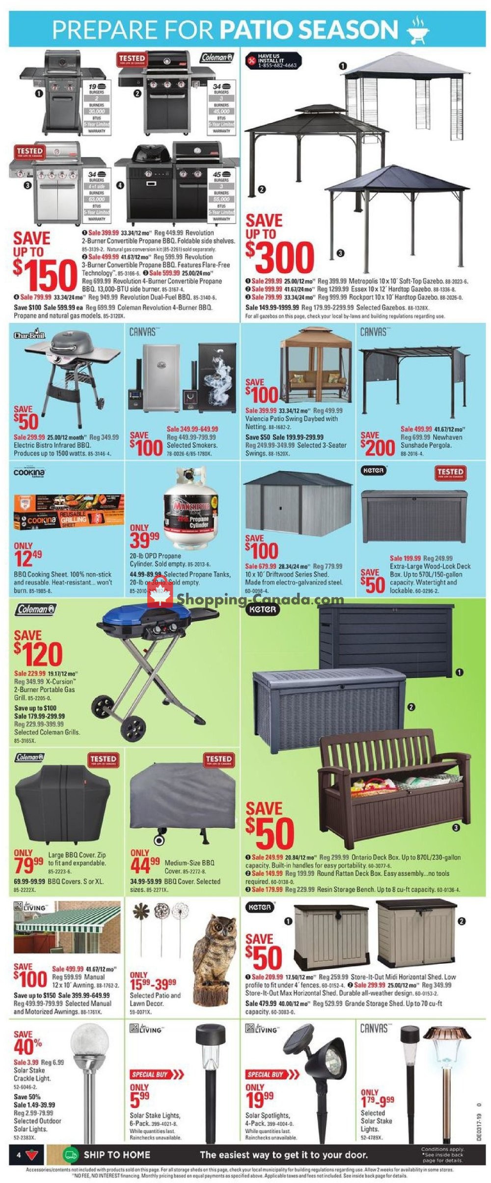 Canadian Tire flyer from Friday April 19, 2019 to Thursday April 25, 2019 - page 4
