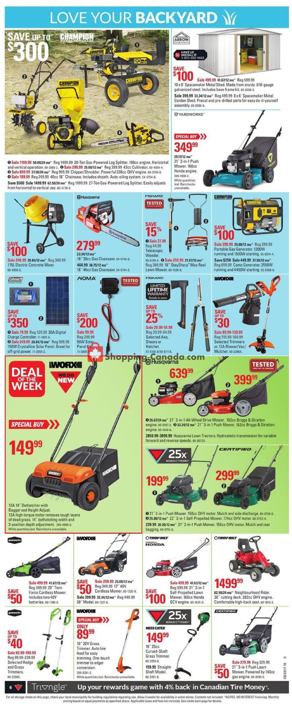 Canadian Tire flyer from Friday April 19, 2019 to Thursday April 25, 2019 - page 6