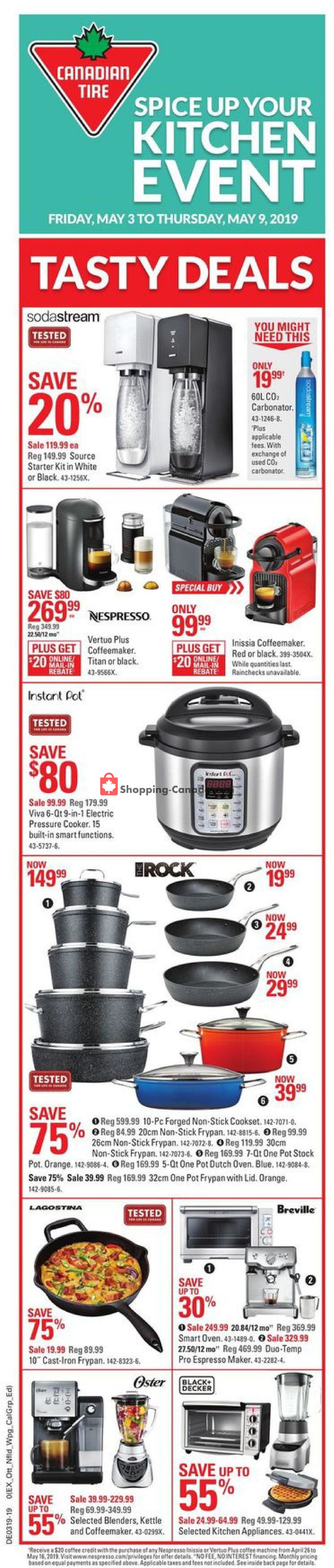 Canadian Tire flyer from Friday May 3, 2019 to Thursday May 9, 2019 - page 1