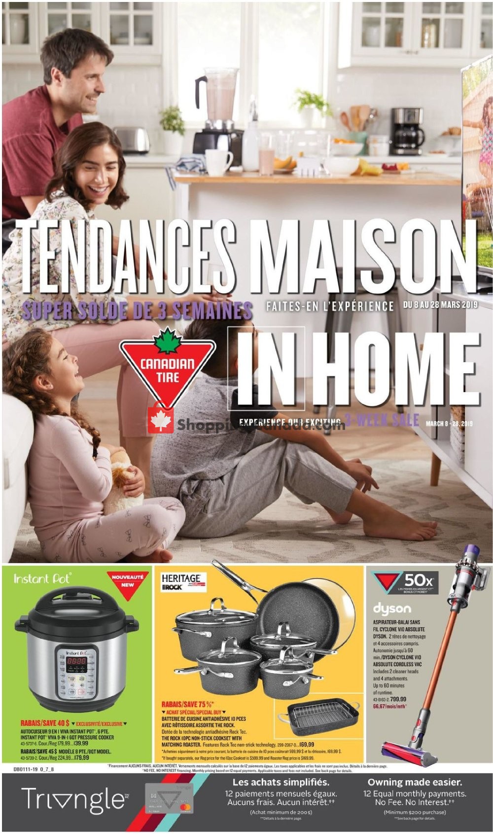 Canadian Tire flyer from Friday March 8, 2019 to Thursday March 28, 2019 - page 1