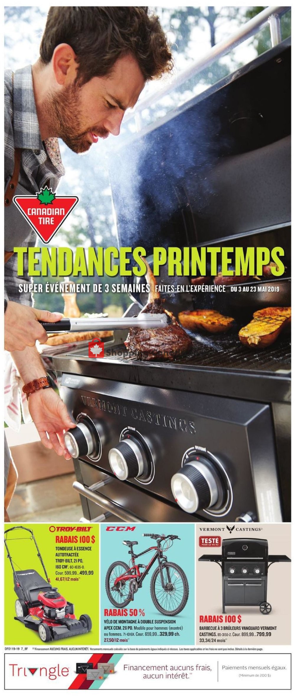Canadian Tire flyer from Friday May 3, 2019 to Thursday May 23, 2019 - page 1