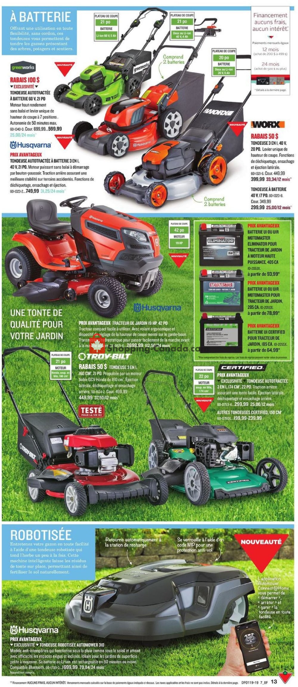 Canadian Tire flyer from Friday May 3, 2019 to Thursday May 23, 2019 - page 13